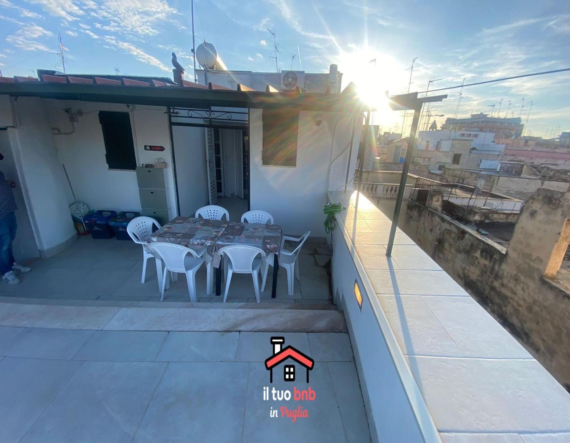 Casa Bianca Bnb,Big Terrace,10 Min Airport Beaches Bitonto Exterior foto